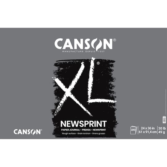 Canson® 24" x 36" XL Series Newsprint Pad, 100 Sheets